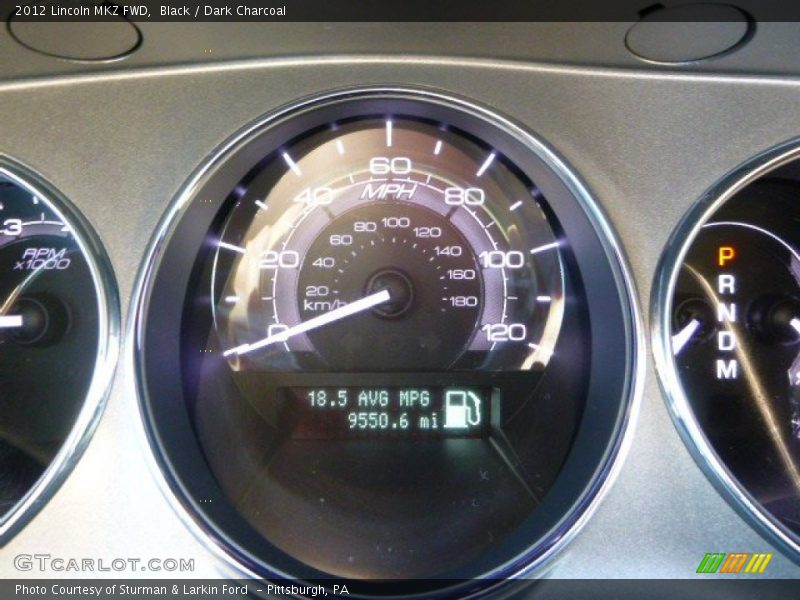 Black / Dark Charcoal 2012 Lincoln MKZ FWD