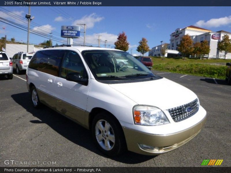 Vibrant White / Pebble Beige 2005 Ford Freestar Limited