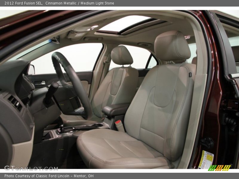 Cinnamon Metallic / Medium Light Stone 2012 Ford Fusion SEL