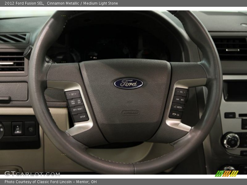 Cinnamon Metallic / Medium Light Stone 2012 Ford Fusion SEL