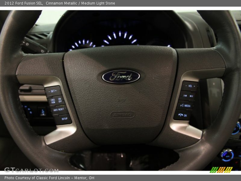 Cinnamon Metallic / Medium Light Stone 2012 Ford Fusion SEL