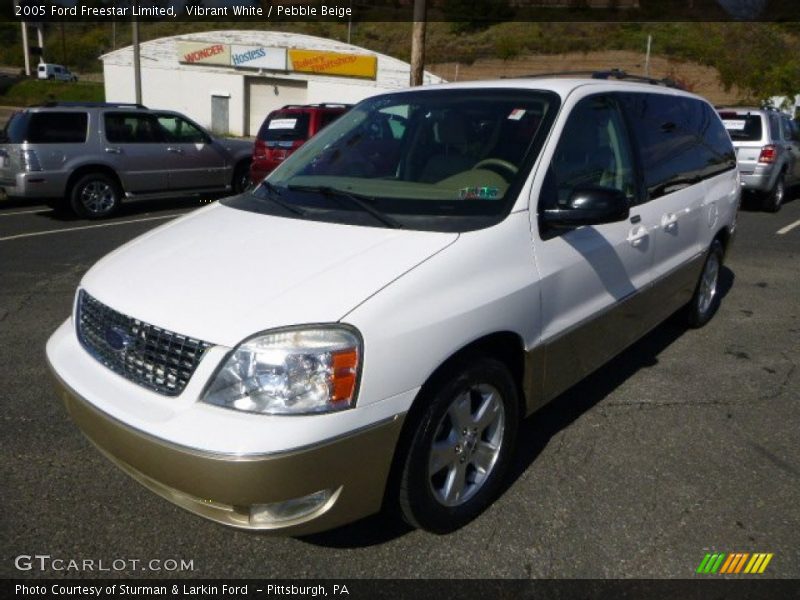Vibrant White / Pebble Beige 2005 Ford Freestar Limited