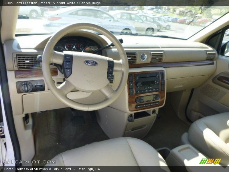 Vibrant White / Pebble Beige 2005 Ford Freestar Limited