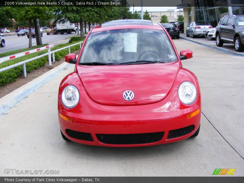 Salsa Red / Cream Beige 2008 Volkswagen New Beetle S Coupe