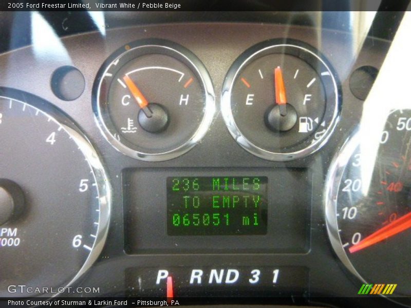 Vibrant White / Pebble Beige 2005 Ford Freestar Limited