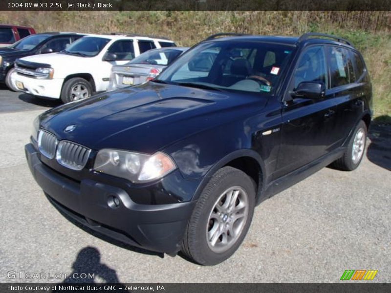 Jet Black / Black 2004 BMW X3 2.5i