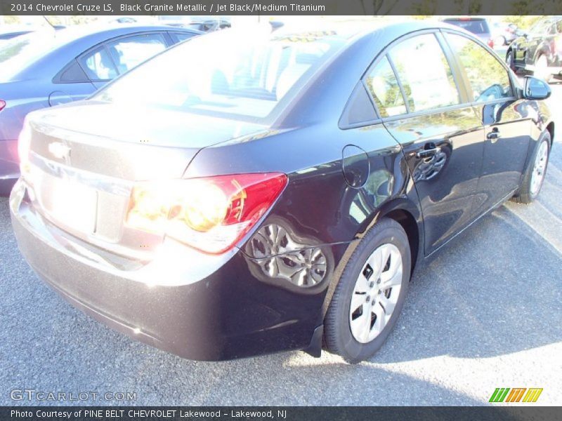 Black Granite Metallic / Jet Black/Medium Titanium 2014 Chevrolet Cruze LS