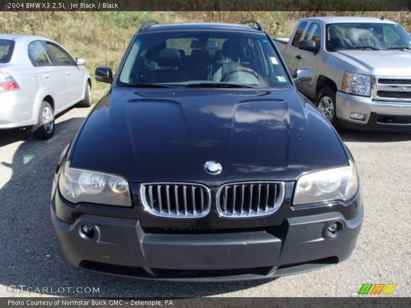 Jet Black / Black 2004 BMW X3 2.5i
