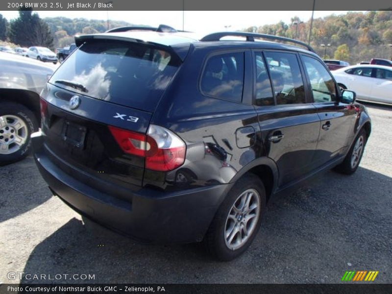 Jet Black / Black 2004 BMW X3 2.5i