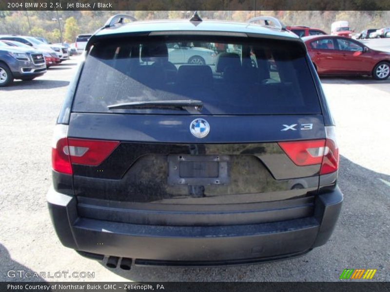 Jet Black / Black 2004 BMW X3 2.5i