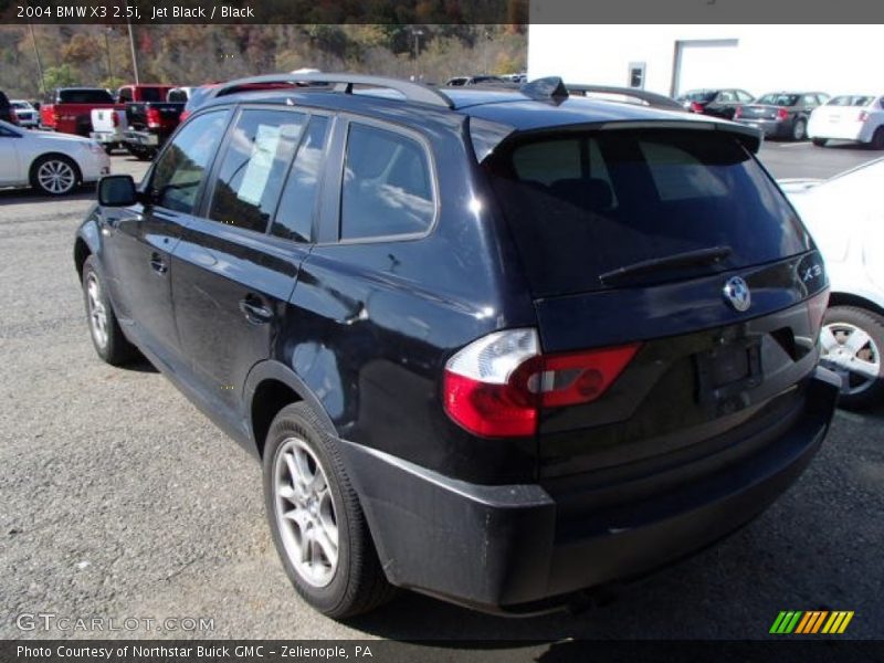 Jet Black / Black 2004 BMW X3 2.5i