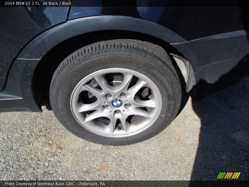 Jet Black / Black 2004 BMW X3 2.5i
