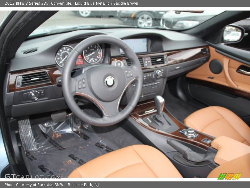 Saddle Brown Interior - 2013 3 Series 335i Convertible 