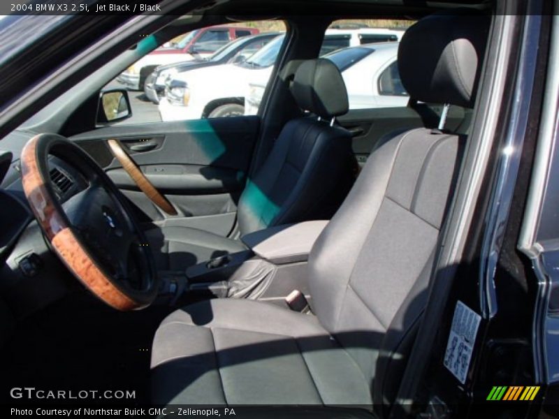 Jet Black / Black 2004 BMW X3 2.5i