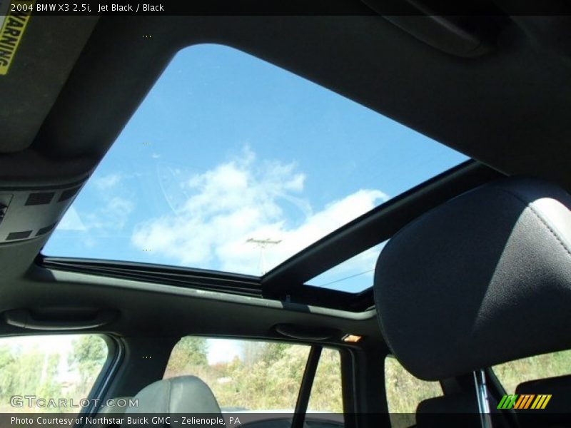 Jet Black / Black 2004 BMW X3 2.5i