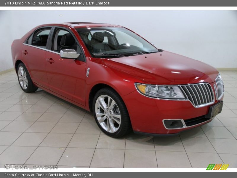 Sangria Red Metallic / Dark Charcoal 2010 Lincoln MKZ FWD