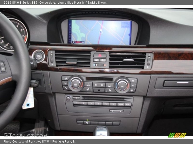 Liquid Blue Metallic / Saddle Brown 2013 BMW 3 Series 335i Convertible
