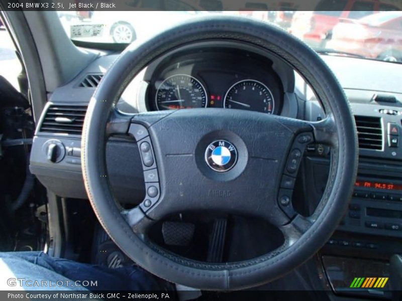 Jet Black / Black 2004 BMW X3 2.5i