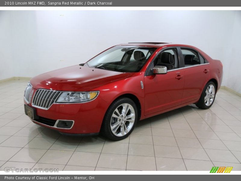 Sangria Red Metallic / Dark Charcoal 2010 Lincoln MKZ FWD