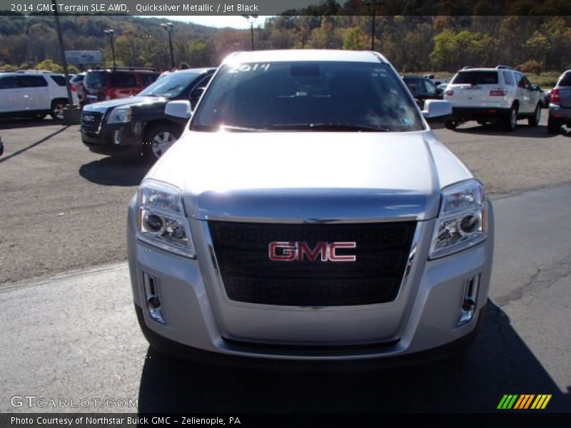 Quicksilver Metallic / Jet Black 2014 GMC Terrain SLE AWD