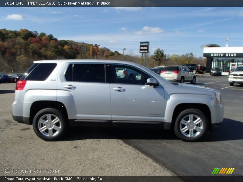 Quicksilver Metallic / Jet Black 2014 GMC Terrain SLE AWD