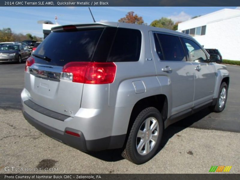 Quicksilver Metallic / Jet Black 2014 GMC Terrain SLE AWD