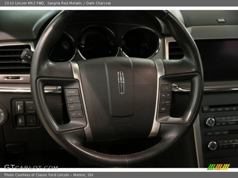 Sangria Red Metallic / Dark Charcoal 2010 Lincoln MKZ FWD