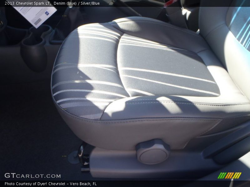 Denim (Blue) / Silver/Blue 2013 Chevrolet Spark LT