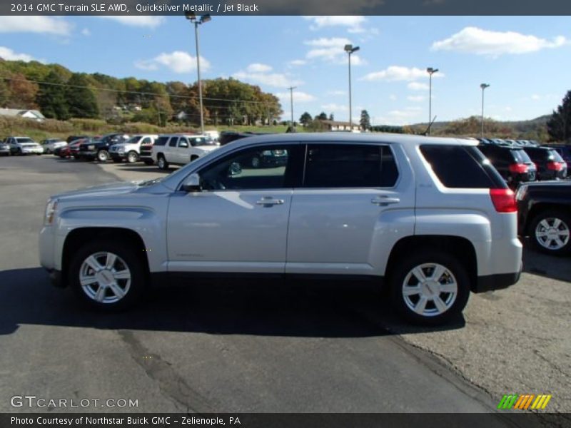 Quicksilver Metallic / Jet Black 2014 GMC Terrain SLE AWD