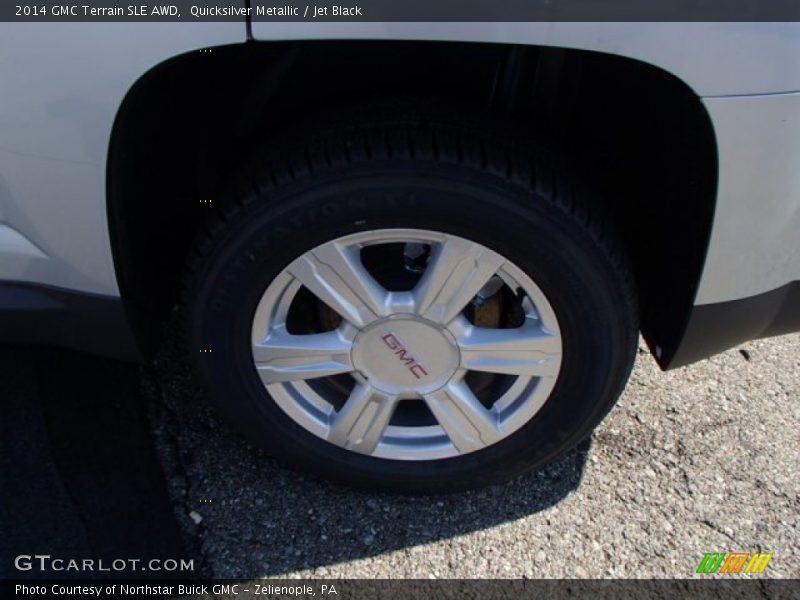 Quicksilver Metallic / Jet Black 2014 GMC Terrain SLE AWD