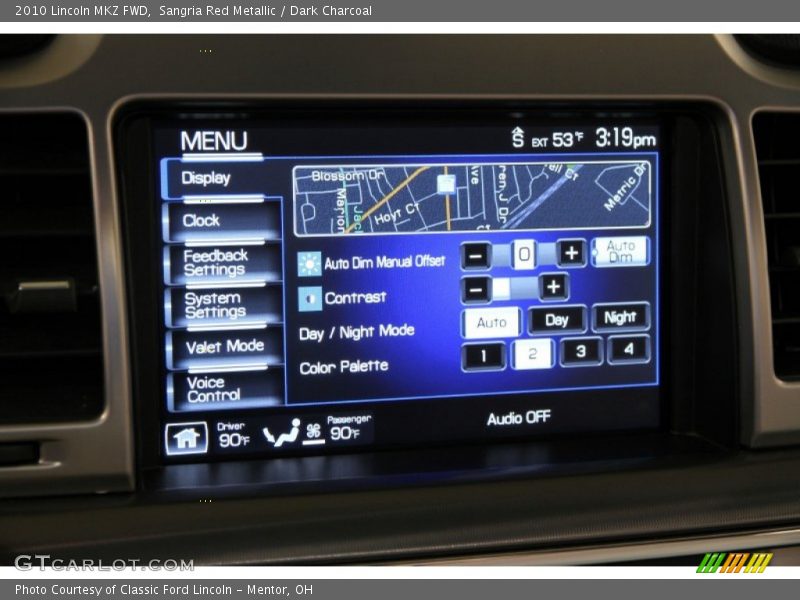 Sangria Red Metallic / Dark Charcoal 2010 Lincoln MKZ FWD