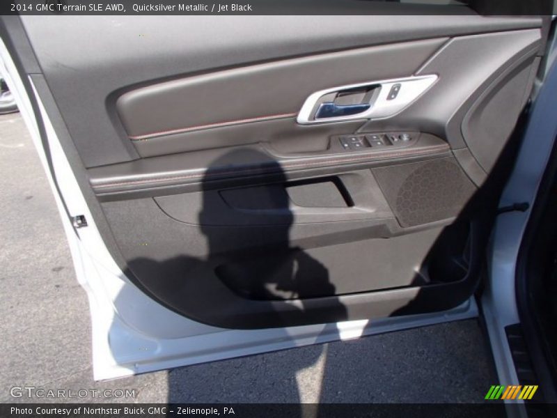Quicksilver Metallic / Jet Black 2014 GMC Terrain SLE AWD