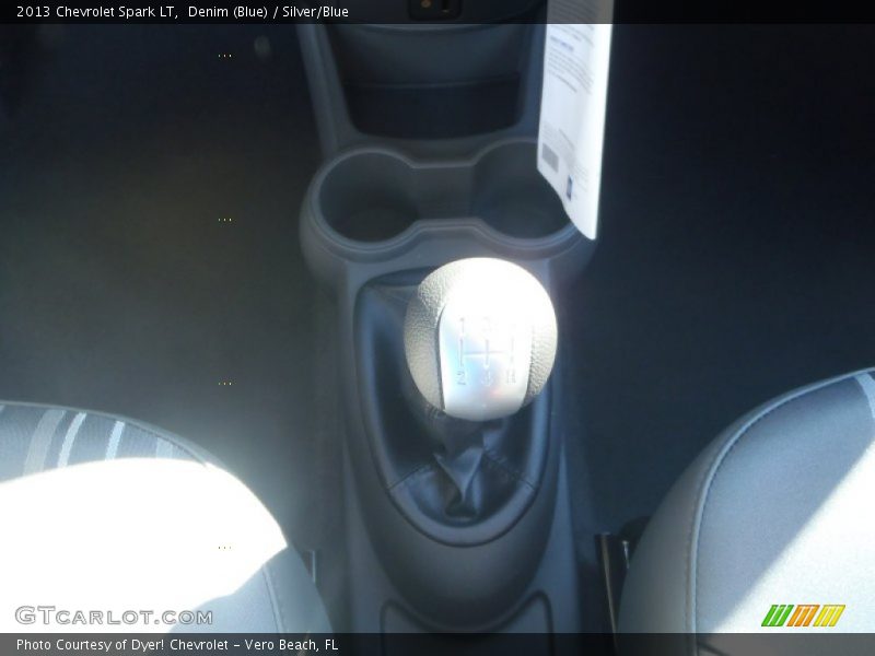 Denim (Blue) / Silver/Blue 2013 Chevrolet Spark LT