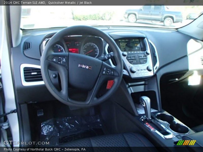 Quicksilver Metallic / Jet Black 2014 GMC Terrain SLE AWD