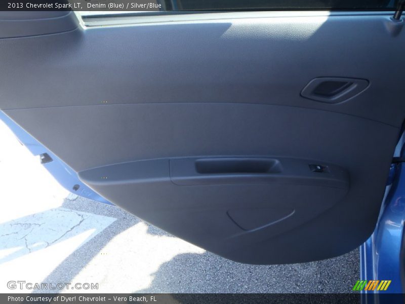 Denim (Blue) / Silver/Blue 2013 Chevrolet Spark LT