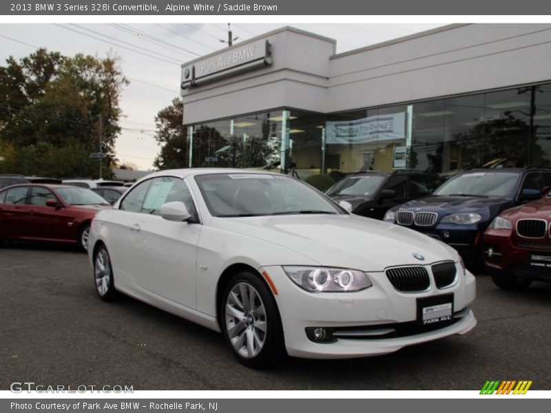 Alpine White / Saddle Brown 2013 BMW 3 Series 328i Convertible