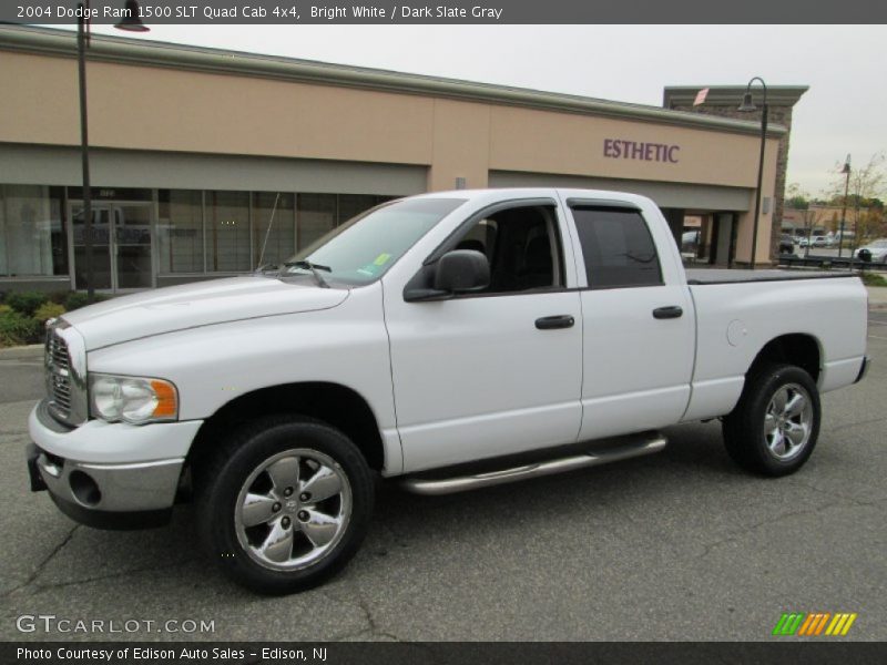 Bright White / Dark Slate Gray 2004 Dodge Ram 1500 SLT Quad Cab 4x4