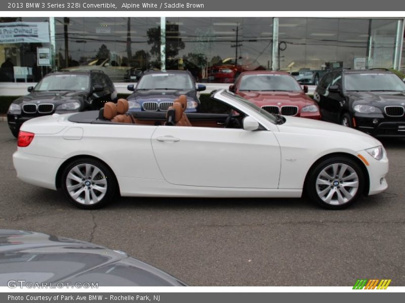 Alpine White / Saddle Brown 2013 BMW 3 Series 328i Convertible