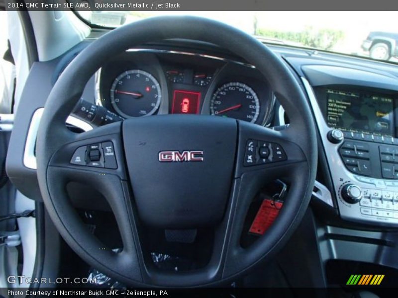 Quicksilver Metallic / Jet Black 2014 GMC Terrain SLE AWD