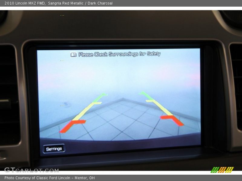 Sangria Red Metallic / Dark Charcoal 2010 Lincoln MKZ FWD