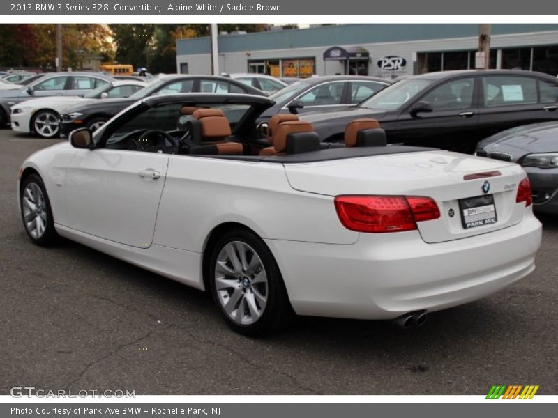 Alpine White / Saddle Brown 2013 BMW 3 Series 328i Convertible
