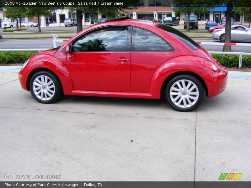 Salsa Red / Cream Beige 2008 Volkswagen New Beetle S Coupe
