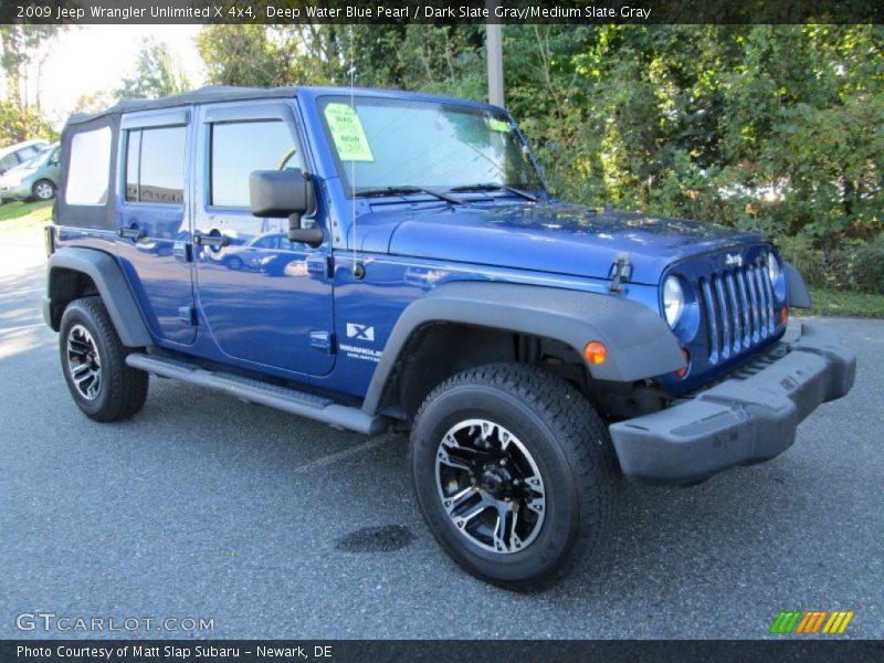 Front 3/4 View of 2009 Wrangler Unlimited X 4x4