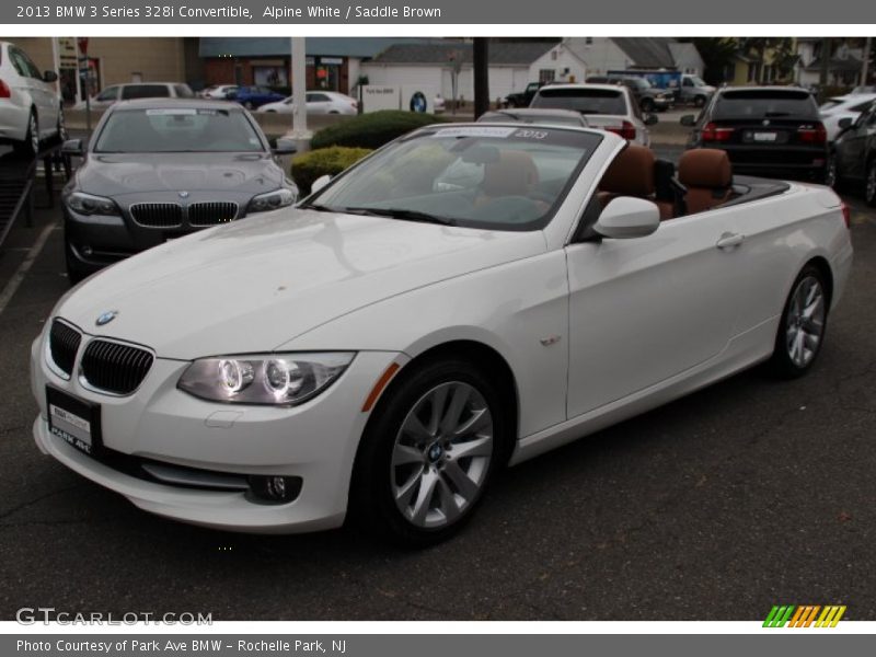 Alpine White / Saddle Brown 2013 BMW 3 Series 328i Convertible