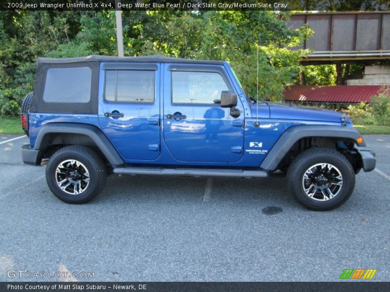  2009 Wrangler Unlimited X 4x4 Deep Water Blue Pearl