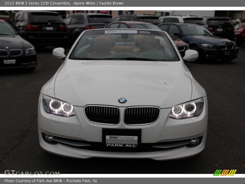 Alpine White / Saddle Brown 2013 BMW 3 Series 328i Convertible