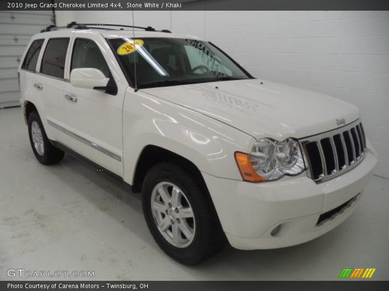 Stone White / Khaki 2010 Jeep Grand Cherokee Limited 4x4