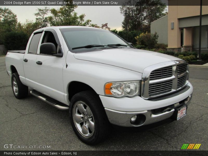 Bright White / Dark Slate Gray 2004 Dodge Ram 1500 SLT Quad Cab 4x4