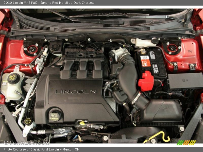 Sangria Red Metallic / Dark Charcoal 2010 Lincoln MKZ FWD