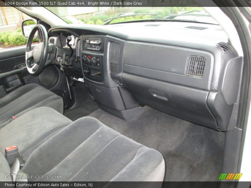 Bright White / Dark Slate Gray 2004 Dodge Ram 1500 SLT Quad Cab 4x4